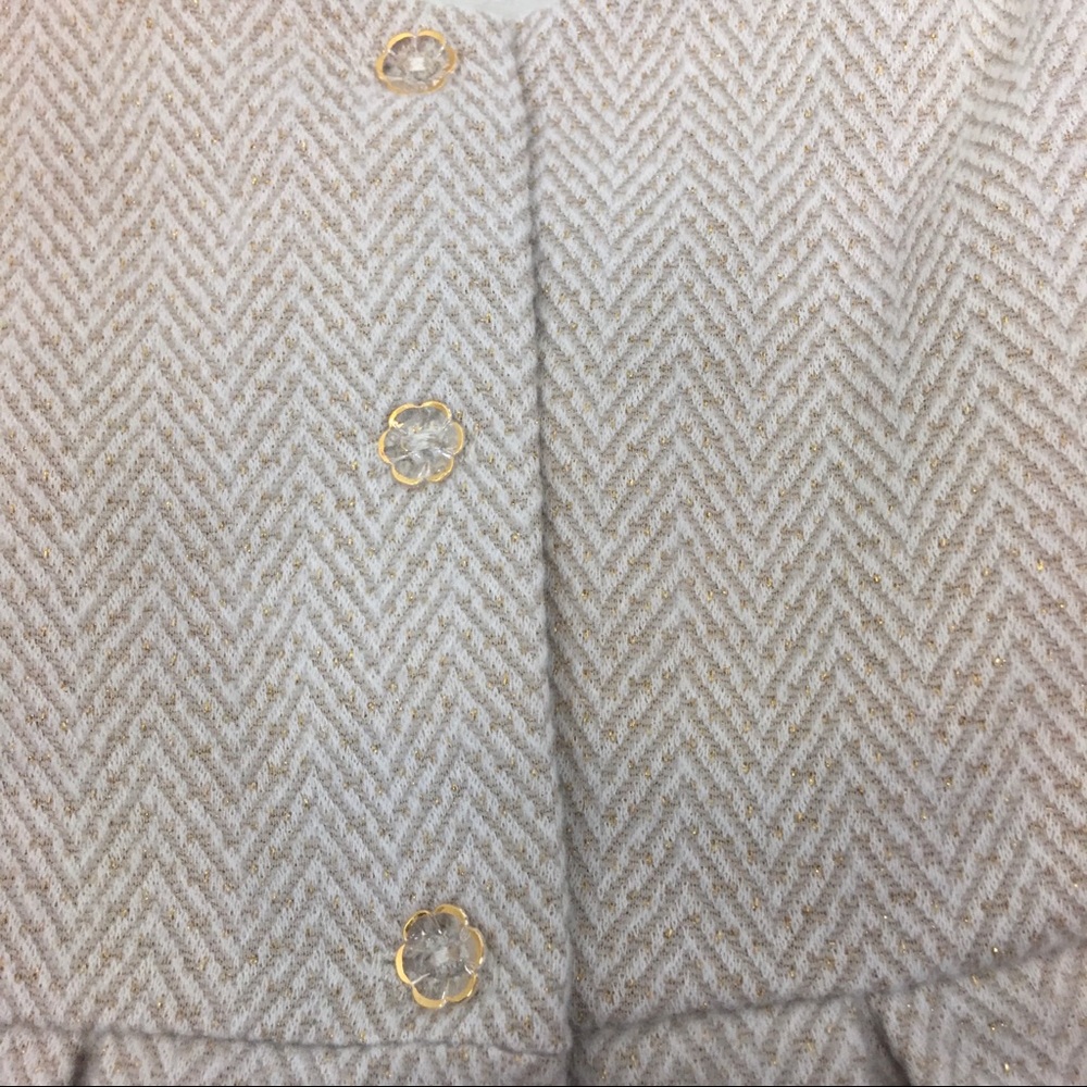 NWT Tahari Tan Tweed Dress - 4T - Picture 5 of 6